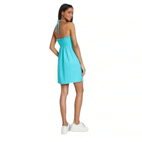 Women's Sleeveless Smocked Terry Convertible Dress - Wild Fable™ - Picture 5 of 9